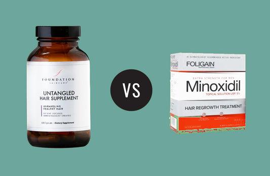 Ask The Dermatologist: What's The Difference Between Untangled Hair Supplement and Minoxidil®?