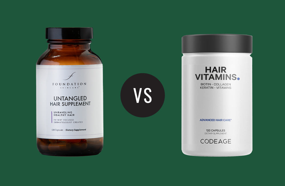 Codeage® vs Untangled Hair Supplements for Hair Growth
