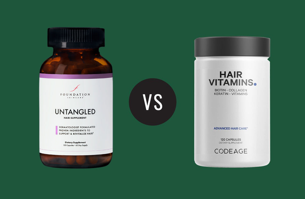 Codeage® vs Untangled Hair Supplements for Hair Growth