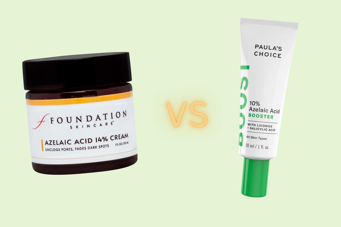 Foundation Skincare vs Paula's Choice Azelaic Acid: Similarities, Differences & How To Choose Which is Best For You
